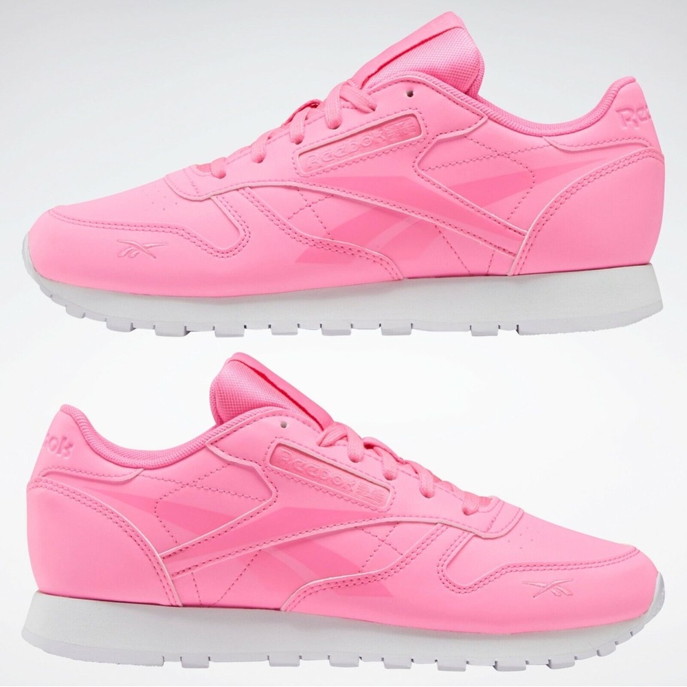 Fuchsia pink Reebok trainers